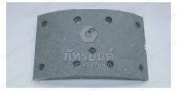 ผ้าเบรค FUSO ฟูโซ่ FN 455, 516, 526 170HP สองตอน, 10T 517, 527 หน้า 120*14-196 COMPACT