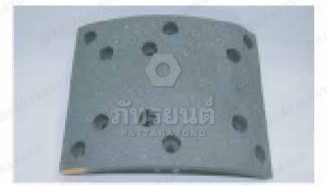 ผ้าเบรค DAEWOO BUS (ฝั่งลาว) รุ่นรูเยื้อง หน้า 155*17-185 COMPACT