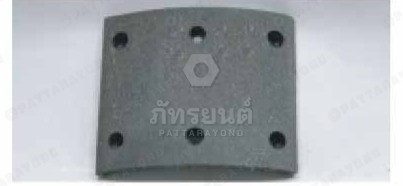 ผ้าเบรครถจีน HIGER KLQ 6840 8 เมตร หลัง 155*16-185 COMPACT