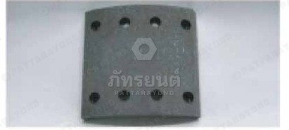 ผ้าเบรครถจีน SHACMAN รุ่น 6*4 SX4255 NS384 RT. / SHACMAN F3000 หน้า 185*14.5-184 COMPACT