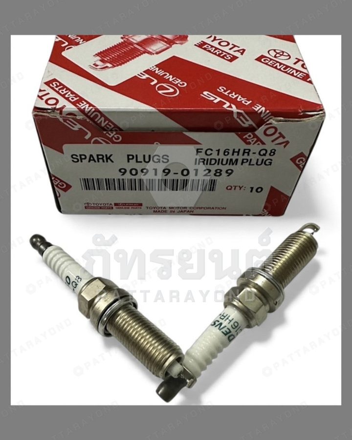 หัวเทียน TOYOTA VIOS 15-21 YARIS ATIV 15-21 ALPHAHARD VELLFIRE CROSS FC16HR-Q8 แท้ — เบอร์ร้าน K-90919-01289