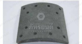 ผ้าเบรคหลัง HINO โปรเฟียร์ 8" 203-15.5-196