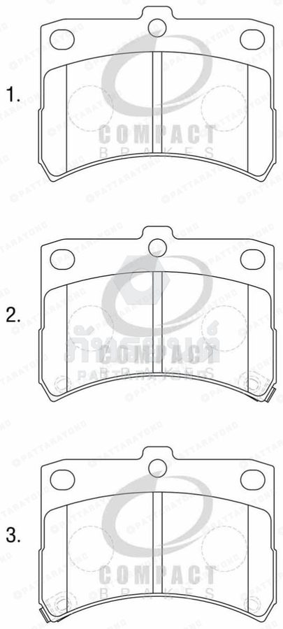 ผ้าเบรคหน้า DAIHATSU S200