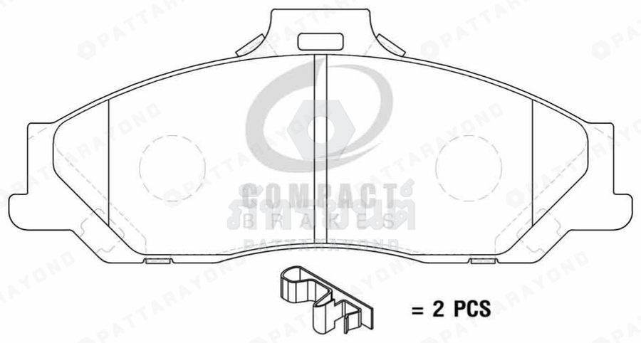 ผ้าเบรคหน้า MAZDA F/T,R/G