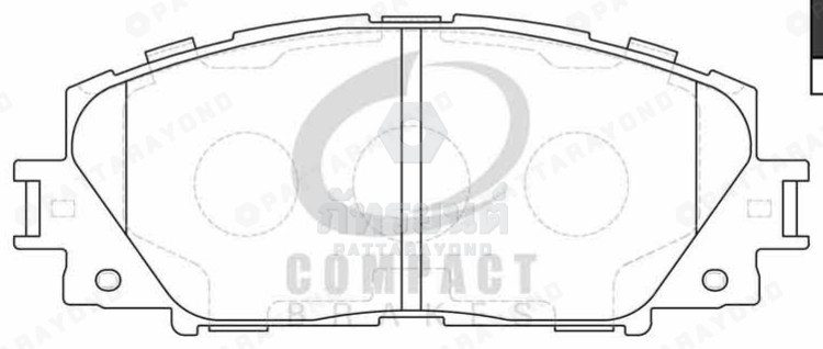 ผ้าดิสเบรค TOYOTA YARIS