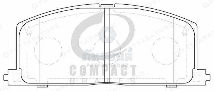 ผ้าเบรคหน้า TOYOTA AE101