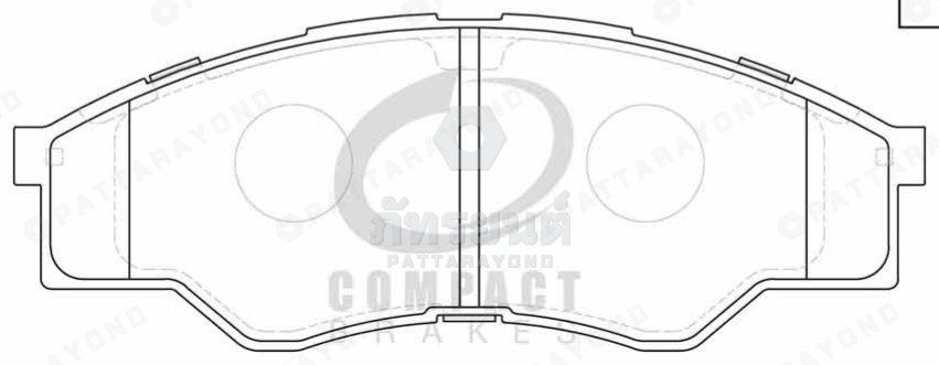 ผ้าเบรคหน้า TOYOTA VIGO,D-4D-COMPACT NANO