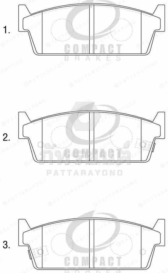 ผ้าดิสเบรค NISSAN CEDRIC,SKYLINE R.31,CEFIRO 12V-R