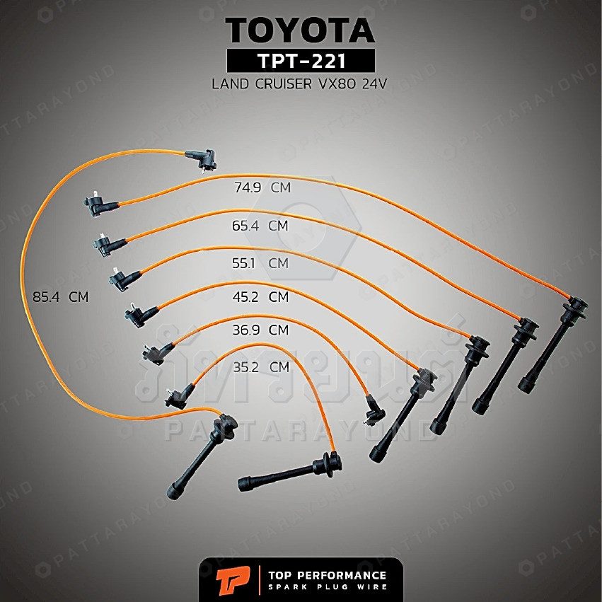 สายหัวเทียน TOYOTA LAN CRUISER VX80 24V